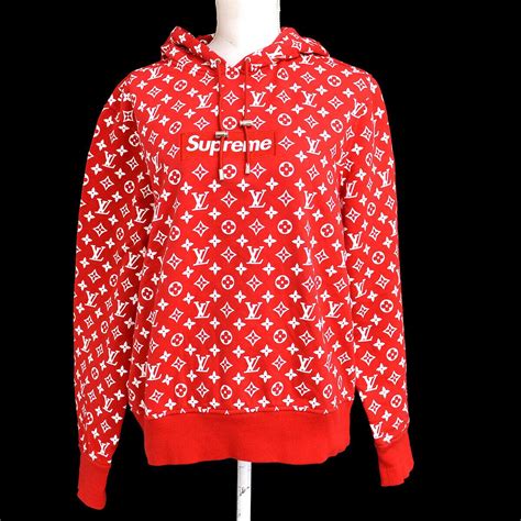 supreme louis vuitton hoodie kijiji|Louis Vuitton supreme red hoodie.